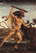 Antonio Pollaiolo Hercules and the Hydra painting